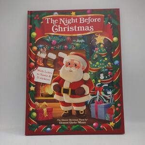 NWOT The Night Before Christmas Book with lettet to Santa and stickets
